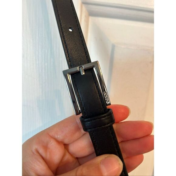 ECCO black leather bag shoulder bag class stylish - Picture 5 of 11